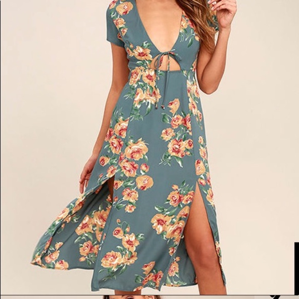 Lulus Best day of my life midi. NWOT